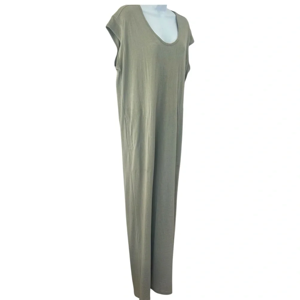 Athleta Martinique Maxi Dress Sage Size M Modal Casual Loungewear